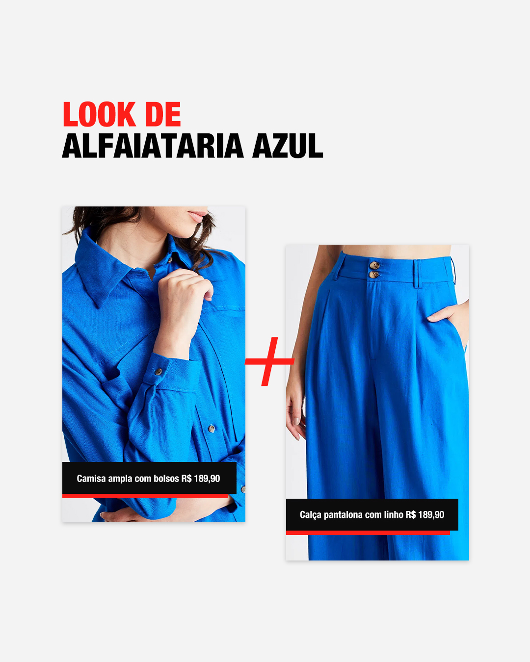 conjunto de camisa e calça social feminina