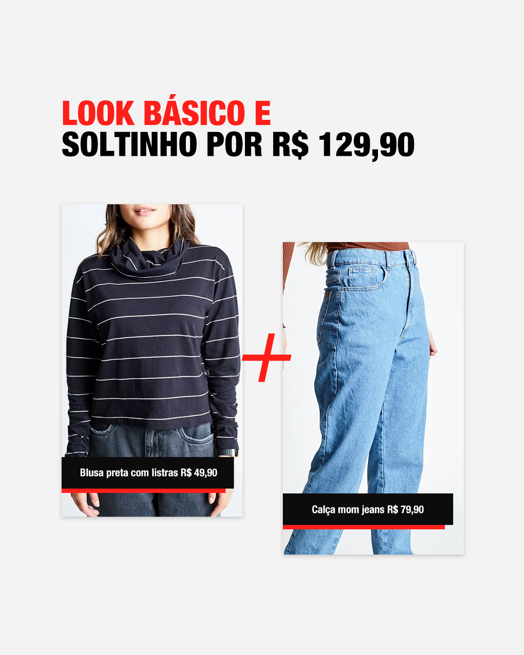 look feminino despojado
