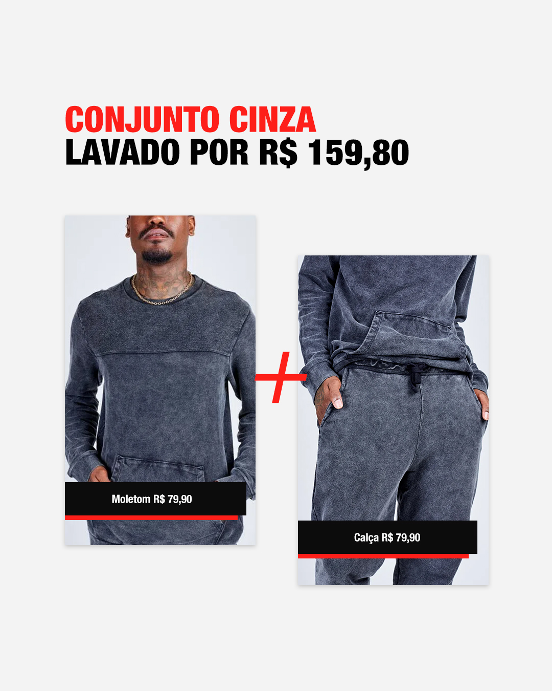 conjunto masculino em promoção
